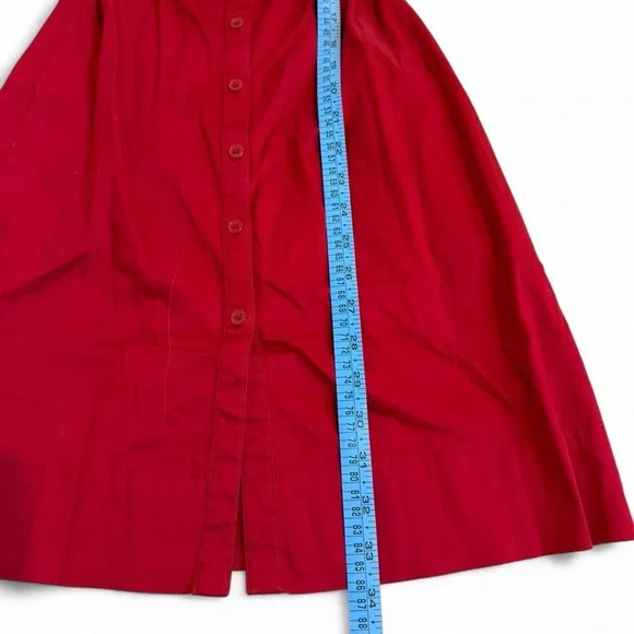 H&M Vibrant Red Long Sleeve Dress - Picture 5 of 8